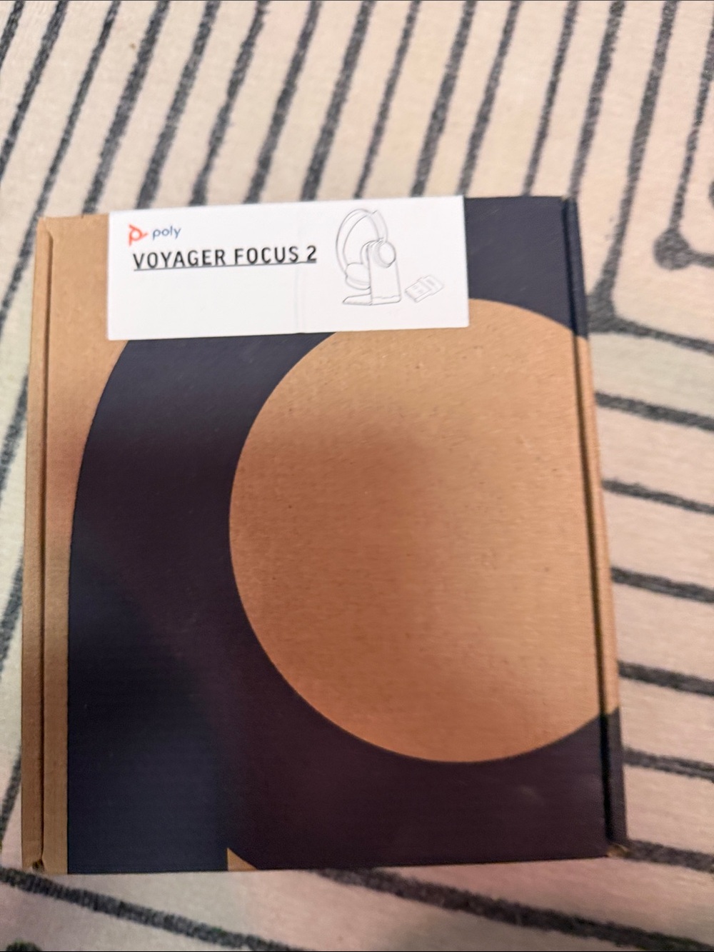 POL Voyager Focus 2 Headset - Black and Brown